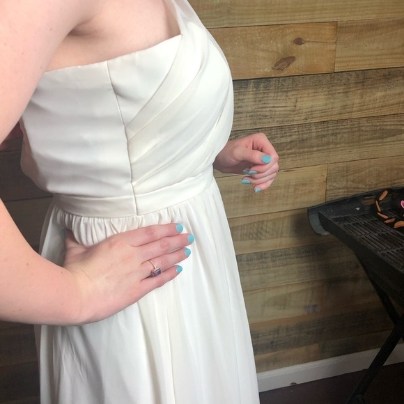 Alfred Angelo, toga style chiffon dress - Picture 5 of 8